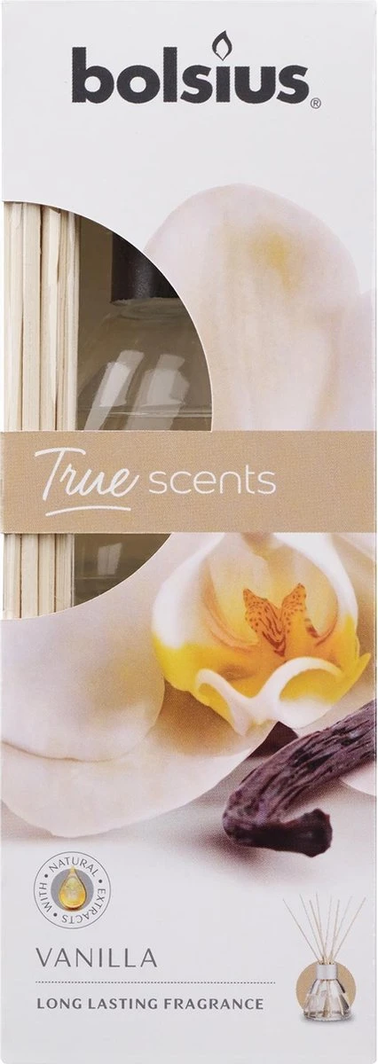 Bolsius True Scents Vanille Geurstokjes - 45ml 4 Bolsius True Scents Vanille Geurstokjes - 45ml - Afbeelding 4