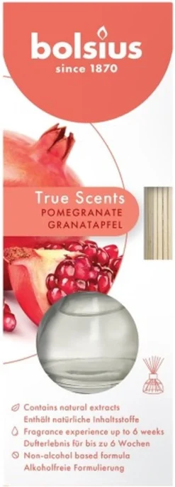 Bolsius Geurstokjes True Scents Pomegranate 45 Ml -Bolsius 433x1200