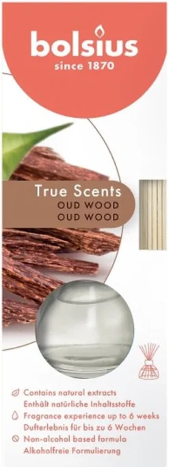 Bolsius Geurstokjes True Scents Oud Wood 45 Ml -Bolsius 435x1200 2