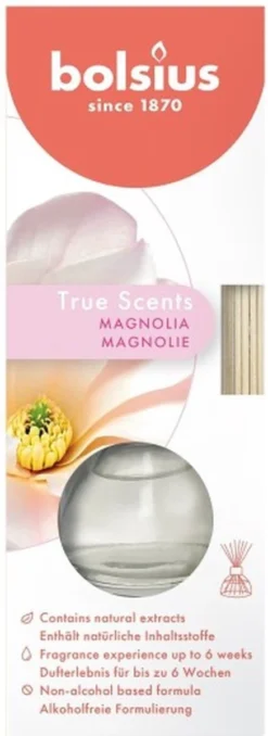 Bolsius True Scents Magnolia Geurstokjes - 45ml -Bolsius 437x1200