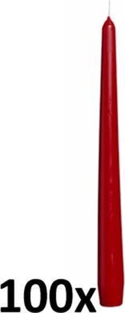 Bolsius Gotische Kaars Doos Horeca 240/23 Wijnrood (100 Stuks) -Bolsius 481x1200