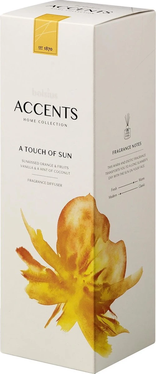 Bolsius Accents - Geurstokjes - Touch Of Sun - 100ml 4 Bolsius Accents - Geurstokjes - Touch Of Sun - 100ml - Afbeelding 4