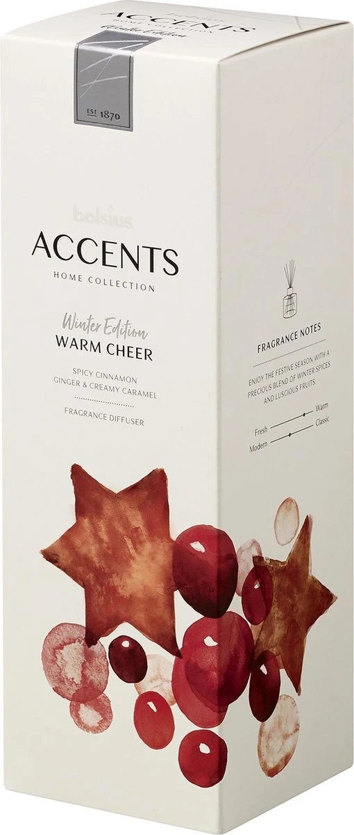 Bolsius Accents - Geurstokjes - Warm Cheer - 100ml 3 Bolsius Accents - Geurstokjes - Warm Cheer - 100ml - Afbeelding 3