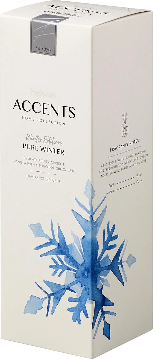 Bolsius Accents - Geurstokjes - Pure Winter - 100ml 4 Bolsius Accents - Geurstokjes - Pure Winter - 100ml - Afbeelding 4
