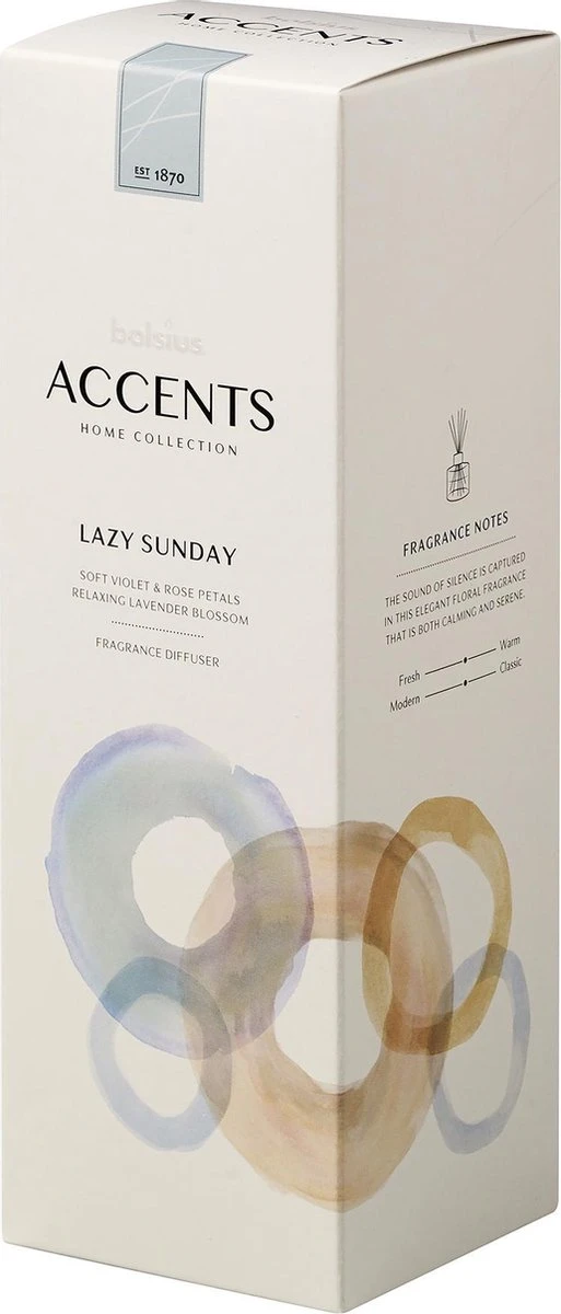 Bolsius Accents - Geurstokjes - Lazy Sunday - 100ml 8 Bolsius Accents - Geurstokjes - Lazy Sunday - 100ml - Afbeelding 8