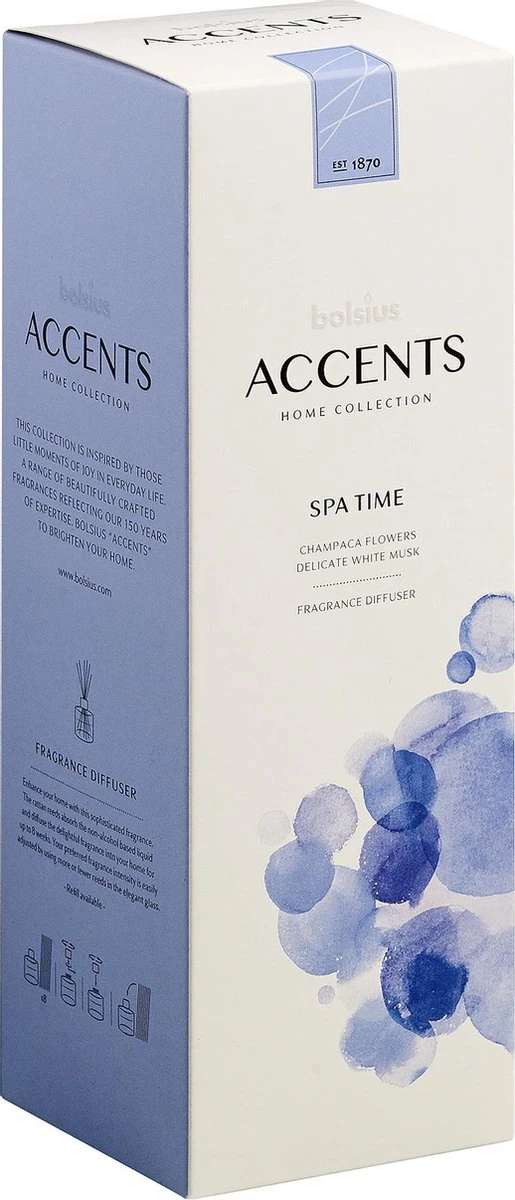 Bolsius Accents - Spa Time Geurstokjes - 100ml 4 Bolsius Accents - Spa Time Geurstokjes - 100ml - Afbeelding 4