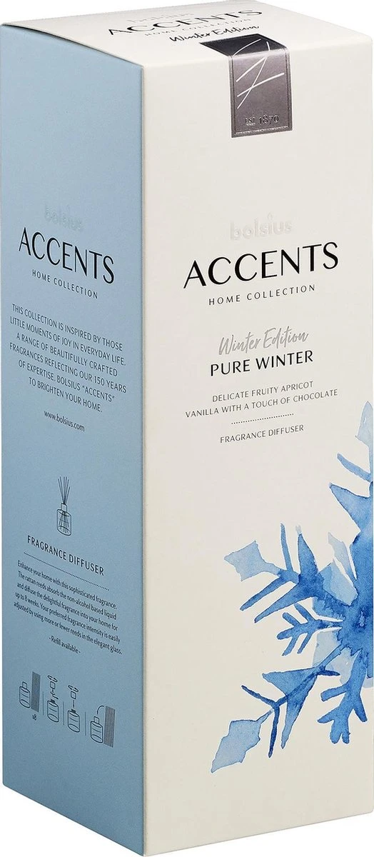 Bolsius Accents - Geurstokjes - Pure Winter - 100ml 6 Bolsius Accents - Geurstokjes - Pure Winter - 100ml - Afbeelding 6