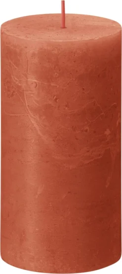 Bolsius - Rustieke Kaars - 4 Stuks - Oranje - Earthy Orange - 13cm -Bolsius 537x1200