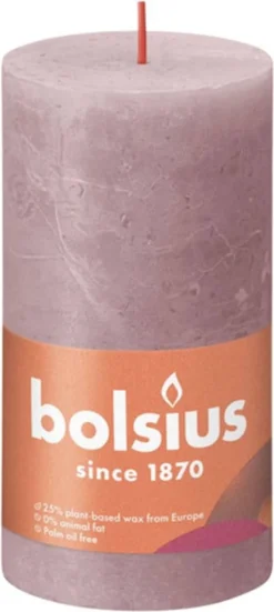 Bolsius - Rustieke Kaars - 4 Stuks - Oud Roze - 13cm -Bolsius 538x1200 1