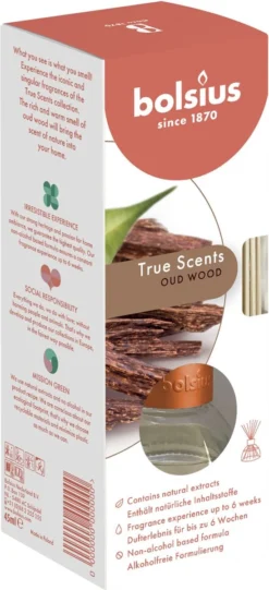 Bolsius Geurstokjes True Scents Oud Wood 45 Ml -Bolsius 548x1200 6
