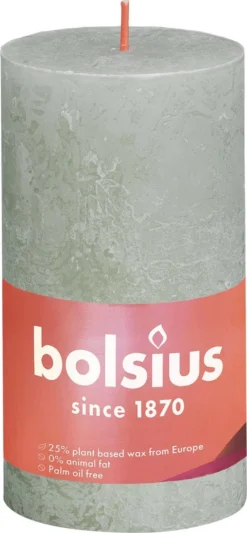 Bolsius - Rustieke Kaars - 4 Stuks - Groen - 13cm - Paasdecoratie 10 Bolsius - Rustieke Kaars - 4 Stuks - Groen - 13cm - Paasdecoratie -Bolsius 556x1200