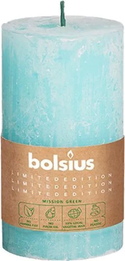 Bio Kaars - Bolsius Rustiek Stompkaars - Divine Earth Lucht - 130/68mm 5 Bio Kaars - Bolsius Rustiek Stompkaars - Divine Earth Lucht - 130/68mm -Bolsius 576x1200