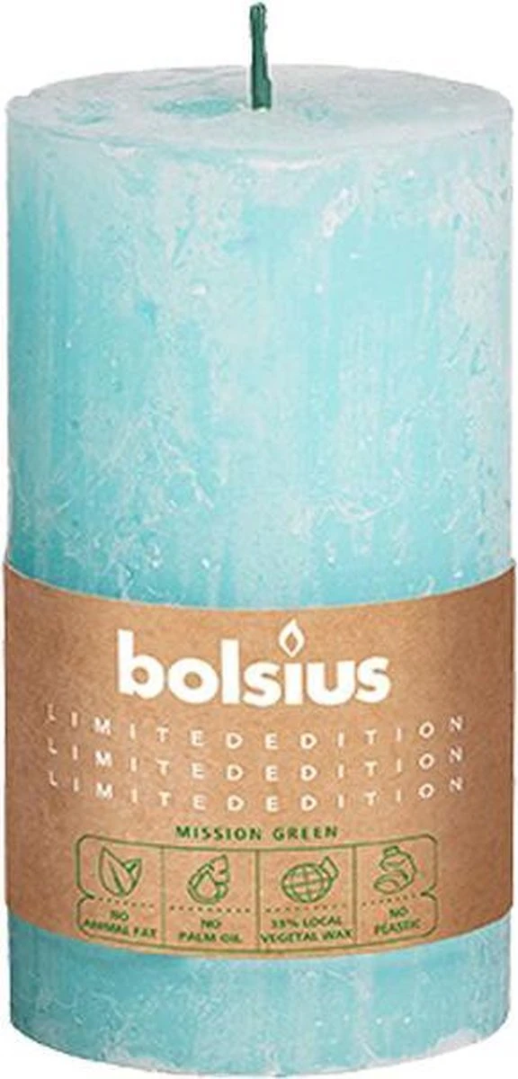 Bio Kaars - Bolsius Rustiek Stompkaars - Divine Earth Lucht - 130/68mm 3 Bio Kaars - Bolsius Rustiek Stompkaars - Divine Earth Lucht - 130/68mm - Afbeelding 3