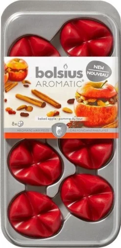 Bolsius Aromatic Wax Melts - Gebakken Appel En Kaneel 16 Stuks