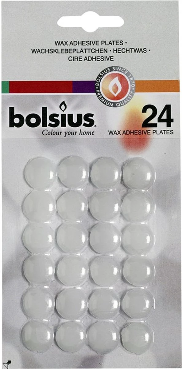 Bolsius Hechtwasrondjes Blister A 24 Stuks 1 Bolsius Hechtwasrondjes Blister A 24 Stuks