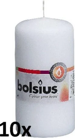 Bolsius Witte Stompkaarsen 120/60 (33 Uur) -Bolsius 652x1200