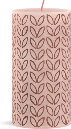 Bolsius - Rustieke Kaars - 4 Stuks - Licht Roze Met Print - 13cm - Paasdecoratie 7 Bolsius - Rustieke Kaars - 4 Stuks - Licht Roze Met Print - 13cm - Paasdecoratie -Bolsius 664x1200