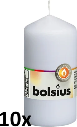 Bolsius Witte Stompkaarsen 120/60 (33 Uur) -Bolsius 727x1200