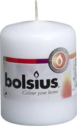 Bolsius Stompkaars 80/58 Ce1 WIT