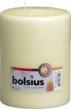 Bolsius Mammoetkaars Ivoor 200/150 2 X 1ST - Voordeelverpakking