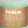 Bio Kaars - Bolsius Rustiek Stompkaars - Divine Earth Water - 80/68mm