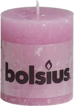 Bolsius Stompkaars Stompkaars 80/68 Rustiek Roze