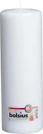 Bolsius Stompkaars Rustiek Wit 175 Uur D 9,8 X H 30 Cm