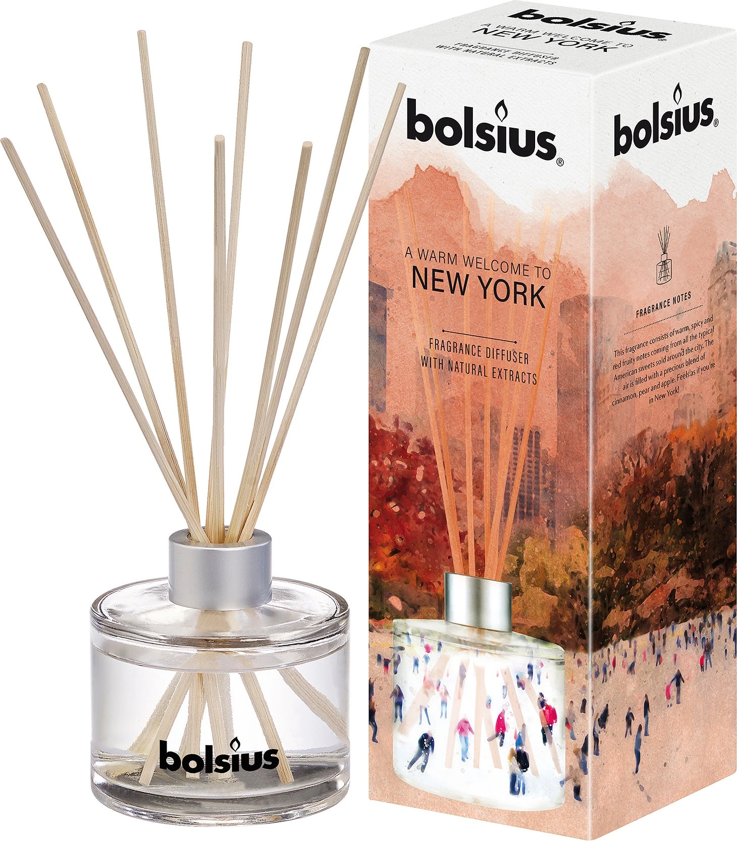 Bolsius Geurstokjes Around The World New York 100 Ml 1 Bolsius Geurstokjes Around The World New York 100 Ml