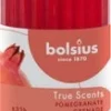 Bolsius Geurkaars True Scents Pomegranate Rood 33 Uur D 5,8 H 12 Cm