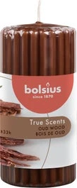 Bolsius Geurkaars True Scents Oud Wood Wit 33 Uur D 5,8 H 12 Cm