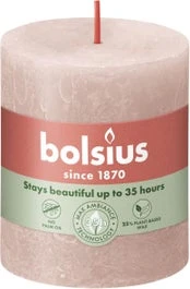 Bolsius Stompkaars Roze 35 Uur D 6,8 H 8 Cm
