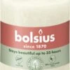 Bolsius Stompkaars Rustiek Shine Crème 35 Uur D 6,8 H 8 Cm
