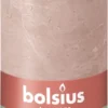 Bolsius Stompkaars Rustiek Shine Roze 60 Uur D 6,8 H 13 Cm