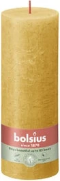 Bolsius Stompkaars Rustiek Shine Geel 85 Uur D 6,8 H 19 Cm