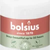 Bolsius Stompkaars Rustiek Shine Wit 35 Uur D 6,8 H 8 Cm