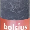 Bolsius Stompkaars Rustiek Shine Blauw 60 Uur D 6,8 H 13 Cm