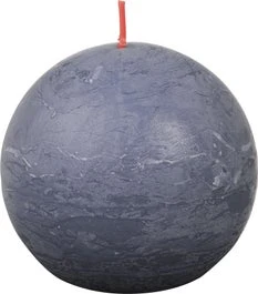 Bolsius Bolkaars Rustiek Shine Blauw 25 Uur D 7,6 H 7,1 Cm