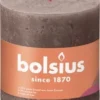 Bolsius Stompkaars Rustiek Shine Taupe 62 Uur D 10 H 10 Cm