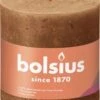 Bolsius Stompkaars Rustiek Shine Bruin 62 Uur D 10 H 10 Cm