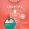 Bolsius Waxinelicht Crystal Lights Wit 6 Uur D 4,8 X H 16,1 Cm 24 Stuks