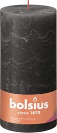 Bolsius Stompkaars Rustiek Shine Grijs 125 Uur D 10 H 20 Cm