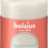 Bolsius Stompkaars Rustiek Shimmer Wit 35 Uur D 6,8 H 8 Cm