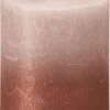 Bolsius Stompkaars Rustiek Sunset Roze 35 Uur D 6,8 H 8 Cm