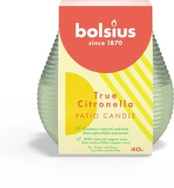 Bolsius Citronella Kaars Groen D 9,1 H 9,4 Cm