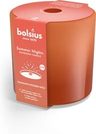 Bolsius Kaars In Glas Summer Nights Terracotta 60 Uur D 12,6 H 12 Cm