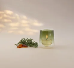 Bolsius Geurkaars CleanLight Navulling Cypress & Amber 20 Uur D 5,5 H 11,6 Cm 2 Stuks -Bolsius 8717847157201 3