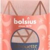 Bolsius Stompkaars Rustiek Silhouette Roze 35 Uur D 6,8 H 8 Cm