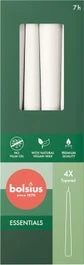 Bolsius Dinerkaars Essentials Wit 7,5 Uur D 2,4 H 24,5 Cm 4 Stuks