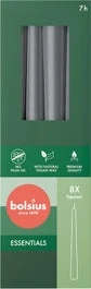 Bolsius Dinerkaars Essentials Grijs 7 Uur 4,5 X 8,2 X 25,1 Cm 8 Stuks