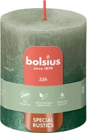 Bolsius Dinerkaars Sunset Groen 35 Uur D 6,8 H 8 Cm